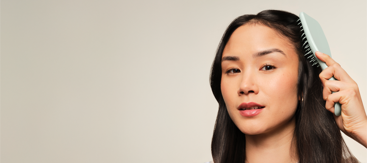 gentle hair brush for hair loss / healthy hair growth / hair brush for hair loss / gentle brush for thinning hair