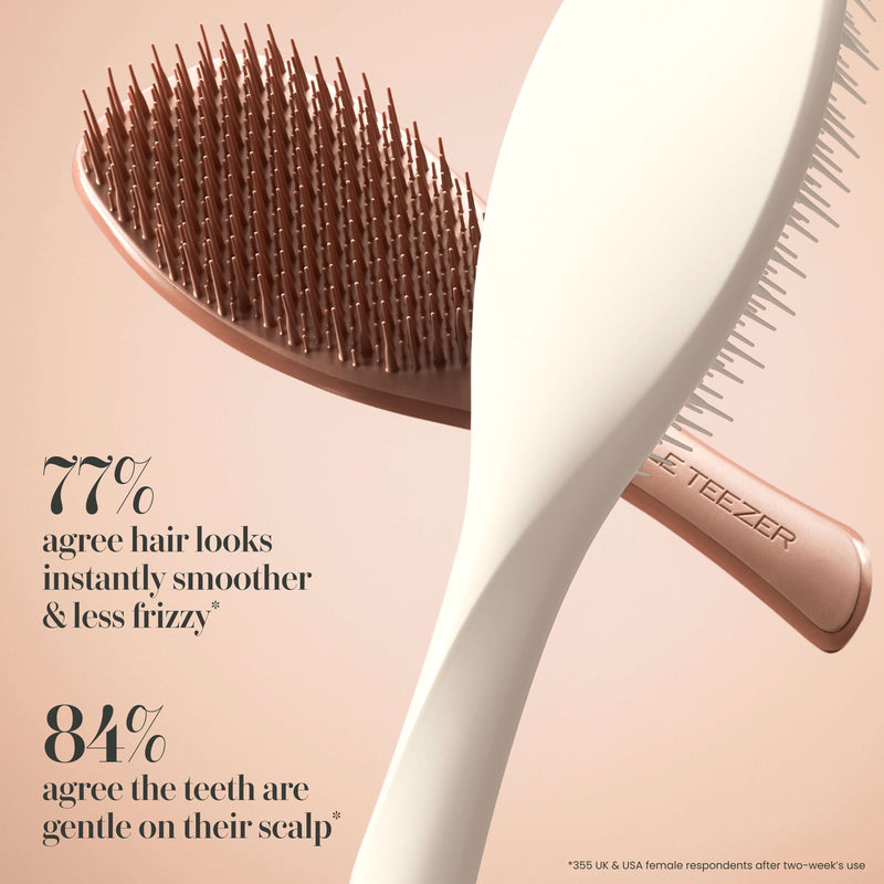 Complete Carebrush hair health statistics — 77% smoother, 84% less frizzy