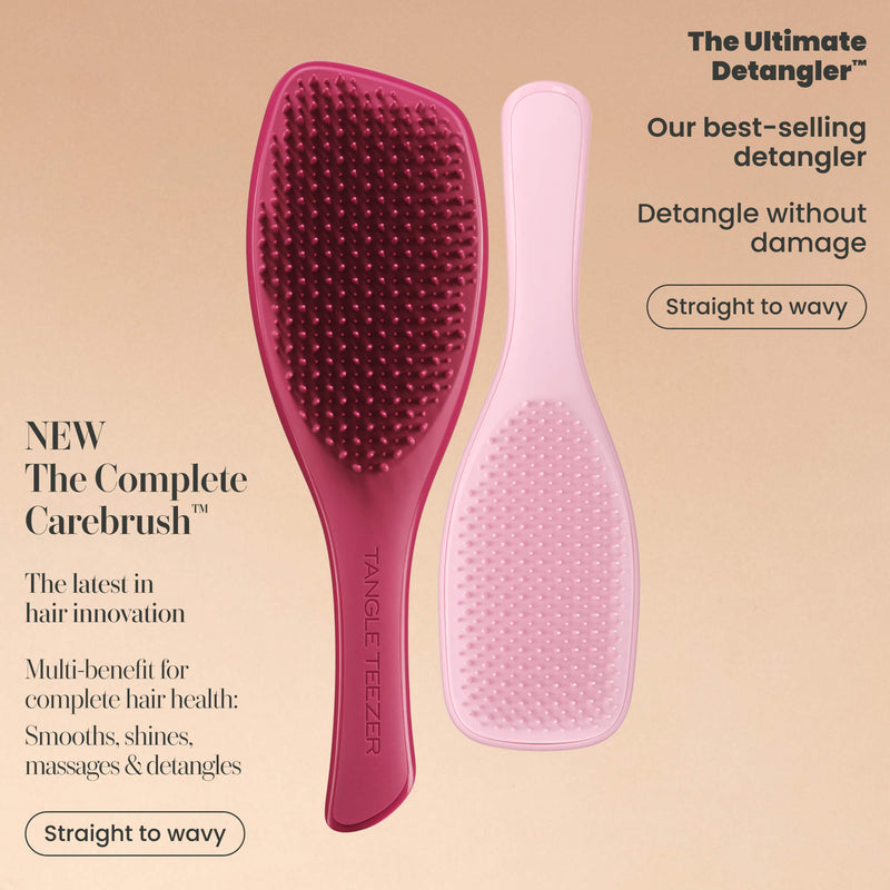 The Complete Carebrush versus the Ultimate Detangler — Tangle Teezer