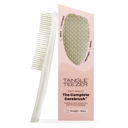 Tangle Teezer The Complete Carebrush in Halo White for Straight - Wavy hair with packaging