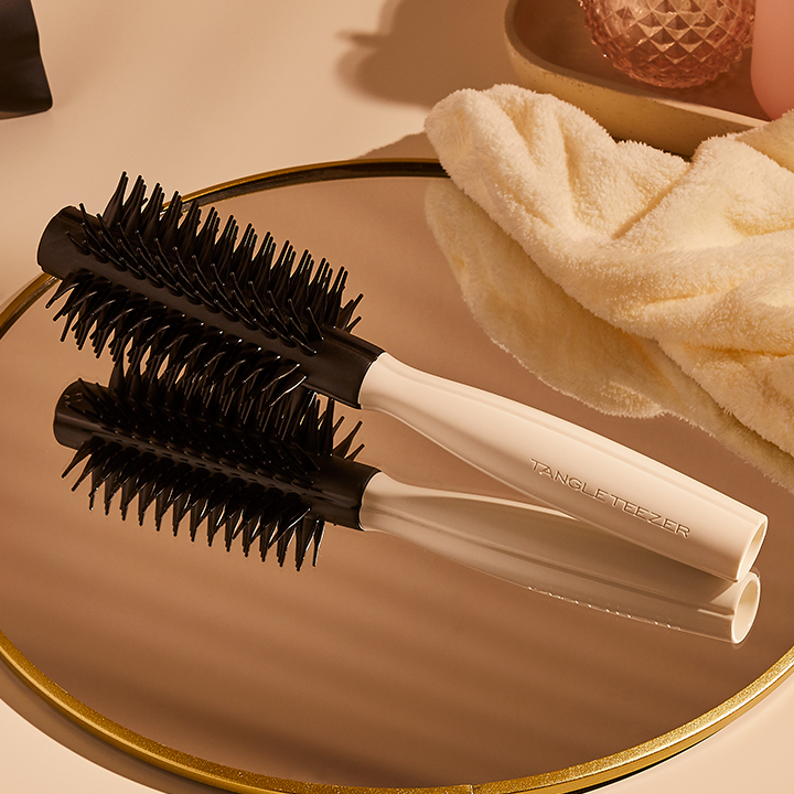 Teezer Brush Tangle Teezer The Smoothing Tool Round Tool Tangle Teezer